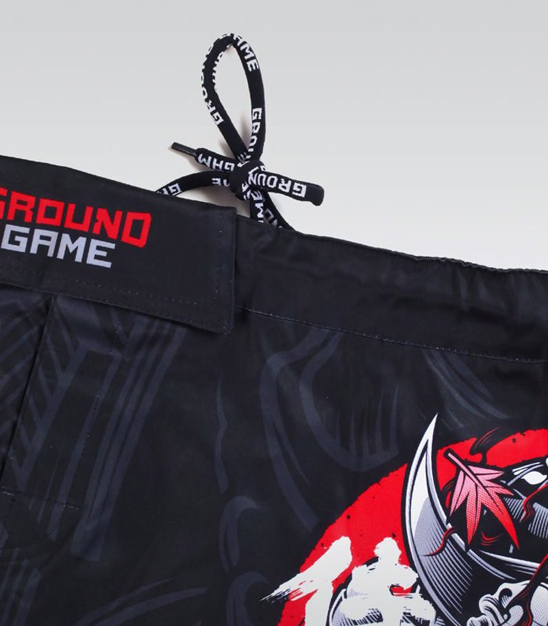 GROUNDGAME SAMURAI 2 MMA FIGHTSHORTS - BLACK